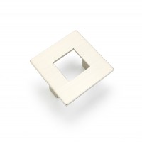 Schaub Finestrino 64mm CC Flared Rectangle Cabinet Pull in Satin Nickel