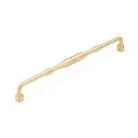 Schaub Colonial 15 inch CC Appliance Pull in Satin Brass