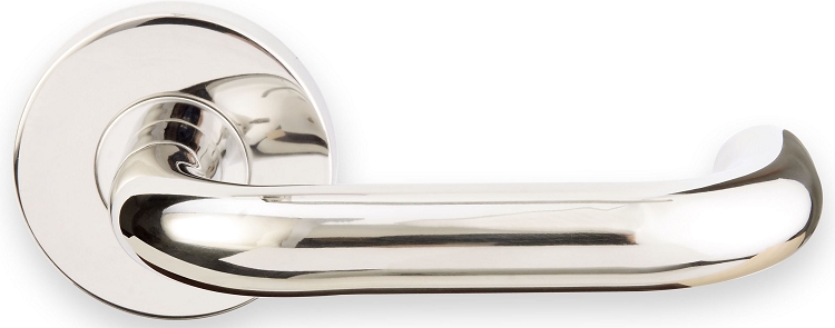 Inox 102 Munich Lever Handle with Round Rosette