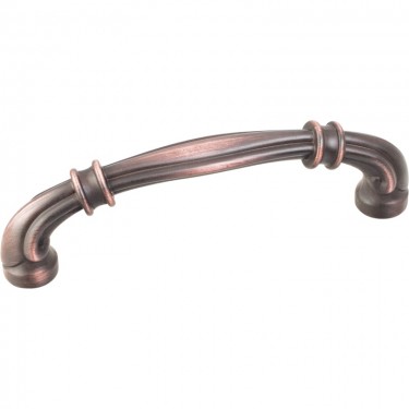 Hardware Resources Lafayette 96mm CC Cabinet Pull - Brushed Oil-Rubbed Bronze