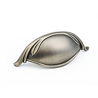 Schaub French Farm 3 inch CC Cup Pull in Antique Nickel