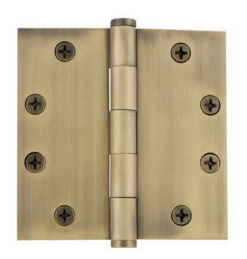 Grandeur 4.5 inch Button Tip Hinge with Square Corners (Heavy Duty)