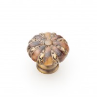 Schaub Tiger Penshell 1 3/8 Inch Round Cabinet Knob