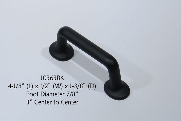 Residential Essentials 10363 Black Cabinet Pull