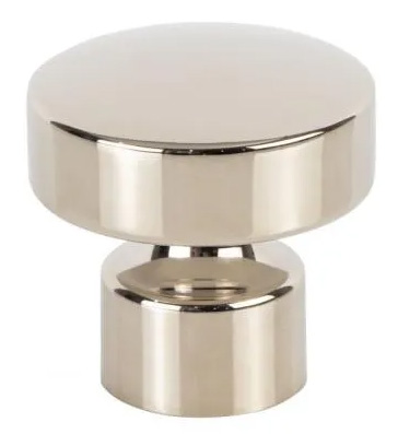 Atlas Homewares Lennox Knob 1 1/4 Inch Polished Nickel