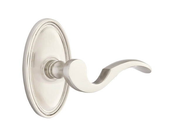 Emtek Cortina Lever with Oval Rosette