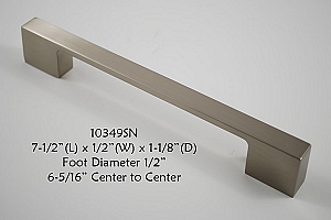 Residential Essentials 10349 Satin Nickel Cabinet Pull