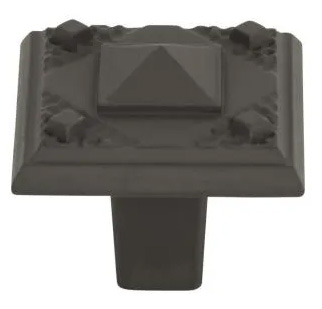 Atlas Homewares Craftsman Knob 1 1/4 Inch Aged Bronze