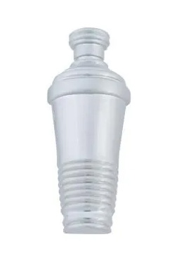 Atlas Homewares Martini Shaker Knob 3 Inch Brushed Nickel