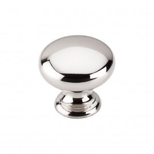 Top Knobs M1312 Mushroom Knob 1 1/4 Inch Polished Nickel