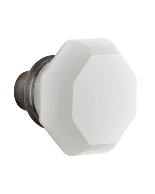 Nostalgic Warehouse Waldorf White Knobs ONLY with Spindle