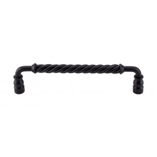 Top Knobs M674 Twisted Bar Pull 8 Inch CC Patina Black