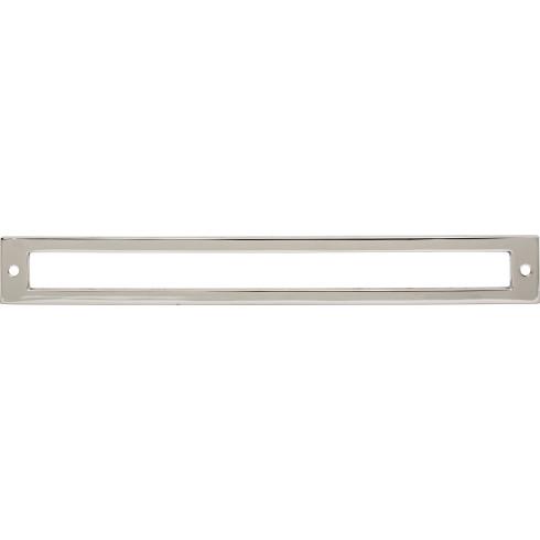 Top Knobs TK928PN Hollin Backplate 8 13/16 Inch CC Polished Nickel