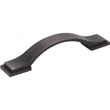 Hardware Resources Mirada 96mm CC Cabinet Pull in Brushed Oil Rubbed Bronze