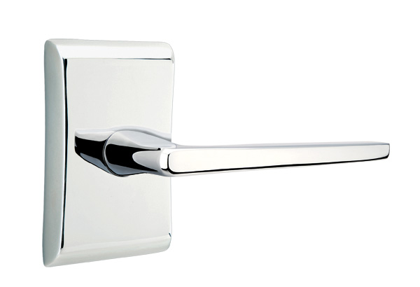 Emtek Hermes Lever Handle with Neos Rosette