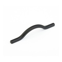 Schaub Sorrento 96/128 mm CC Arched Cabinet Pull in Matte Black