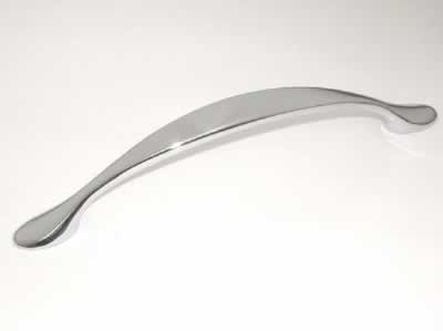 Top Knobs M528 Nouveau Hartford Pull 5 1/16 Inch CC Polished Chrome