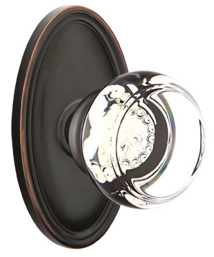 Emtek Georgetown Knob with Oval Rosette