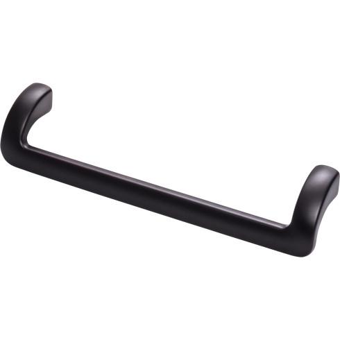 Top Knobs TK952BLK Kentfield Pull 6 5/16 Inch CC Flat Black