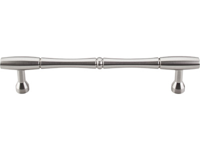 Top Knobs M723 7 Nouveau Bamboo Pull 7 Inch CC Brushed Satin Nickel