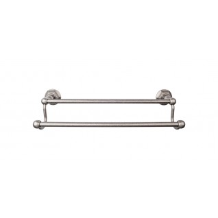 Top Knobs ED7APB Edwardian 18 inch Double Towel Bar Antique Pewter