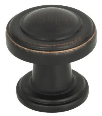 Atlas Homewares Bronte Knob 1 1/8 Inch Venetian Bronze