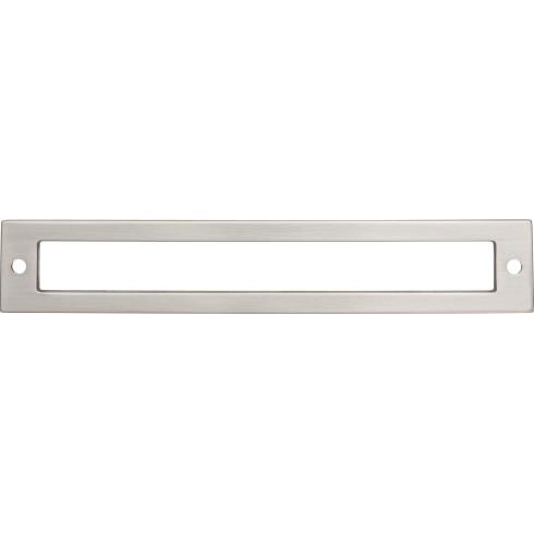 Top Knobs TK926BSN Hollin Backplate 6 5/16 Inch CC Brushed Satin Nickel