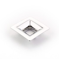 Schaub Finestrino 32mm CC Flared Square Cabinet Pull in Polished Chrome