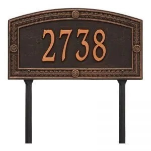 Whitehall Personalized Hamilton Plaque - Standard - Lawn - 1 line