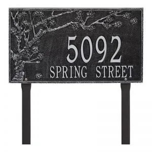 Whitehall Personalized Spring Blossom Plaque - Estate - Wall - 2 Line