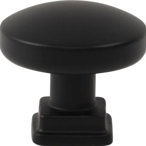 Atlas Homewares Kimberton Knob 1 1/4 Inch Matte Black