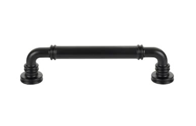Top Knobs TK3142BLK Cranford Pull 5 1/16 Inch CC Flat Black
