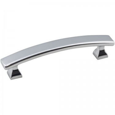 Hardware Resources Hadly 3-3/4 Inch CC Cabinet Pull - Polished Chrome