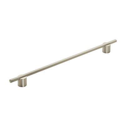 Amerock Transcendent 12-5/8 Inch cc Cabinet Pull Silver Champagne