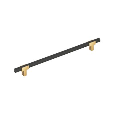 Amerock Urbanite 18 Inch cc Appliance Pull Champagne Bronze/Matte Black