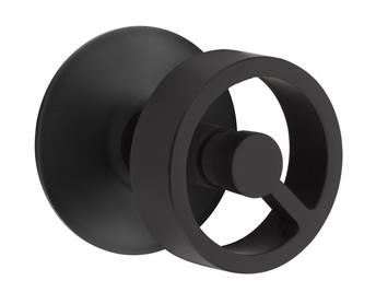 Emtek Spoke Door Knob with Modern Rosette