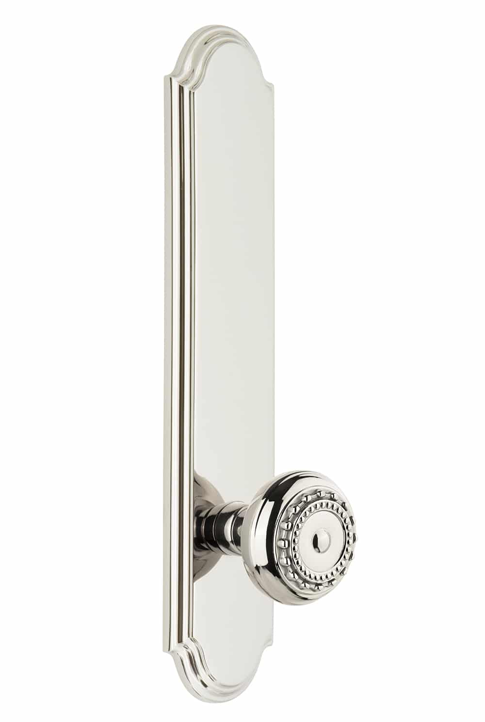 Grandeur Arc Tall Plate with Parthenon Knob