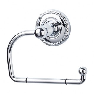 Top Knobs ED4PCF Edwardian Rope Tissue Hook Polished Chrome