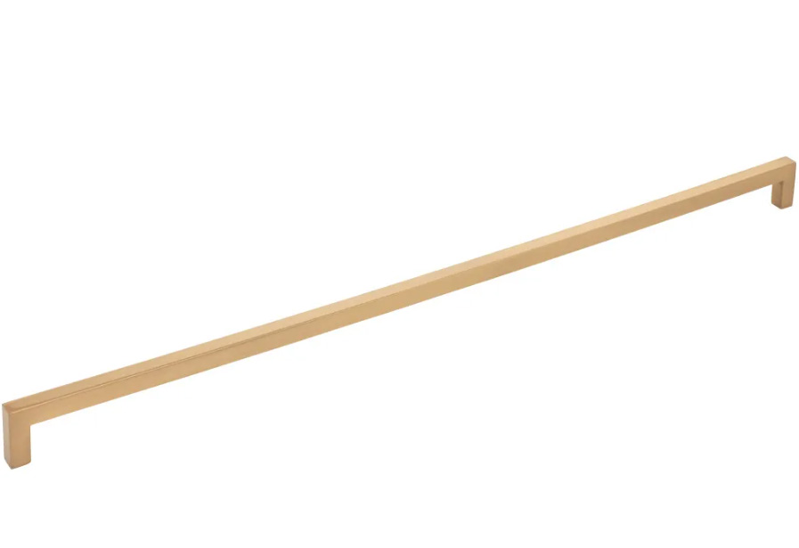Hardware Resources 448 mm CC Satin Bronze Square Stanton Cabinet Bar Pull