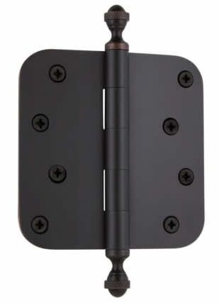 Grandeur 4 inch Acorn Tip Hinge with 5/8 inch Radius Corners