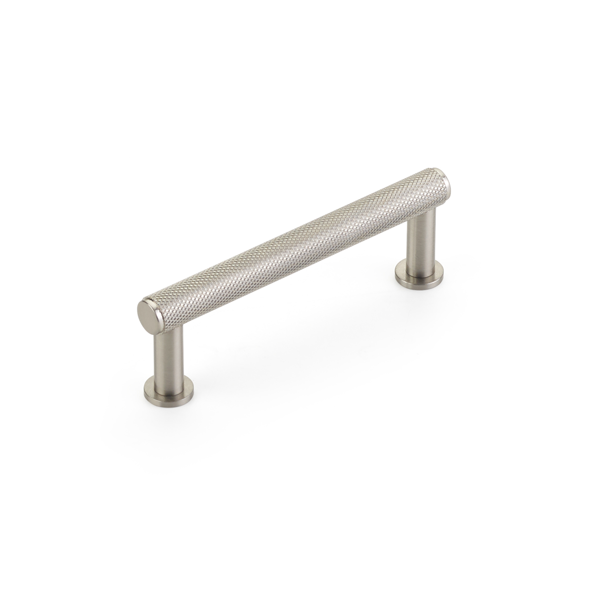Schaub Pub House, 3-1/2 Inch Knurled Brushed Nickel Pull