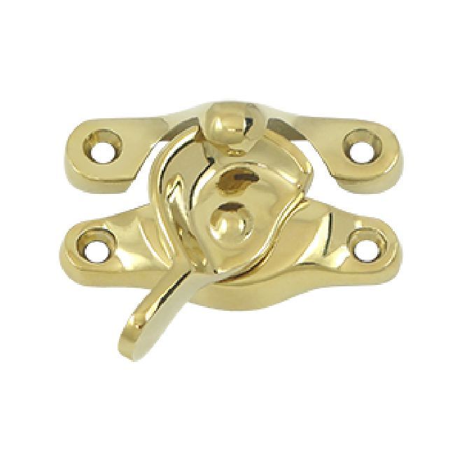 Deltana Solid Brass 15/16 x 2-5/8 Inch Window Sash Lock