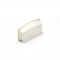 Schaub Menlo Park Cup Pull 3 1/2 inch cc Polished Nickel