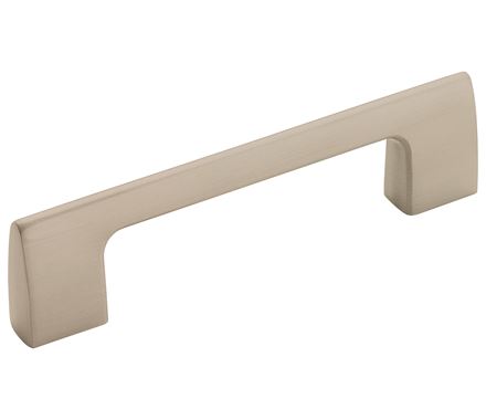 Amerock Riva 3 3/4 Inch CC Cabinet Pull Satin Nickel