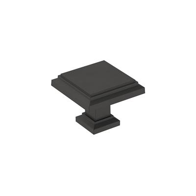 Amerock Appoint 1 1/4 Inch Cabinet Knob Matte Black