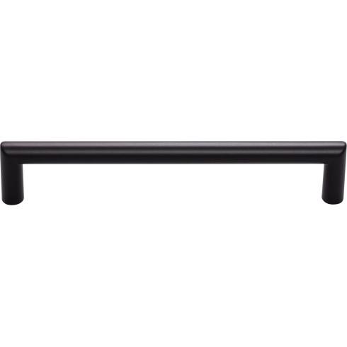 Top Knobs TK943BLK Kinney Pull 6 5/16 Inch CC Flat Black
