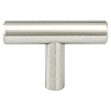 Berenson Tempo Knob 2 Inch Long Brushed Nickel