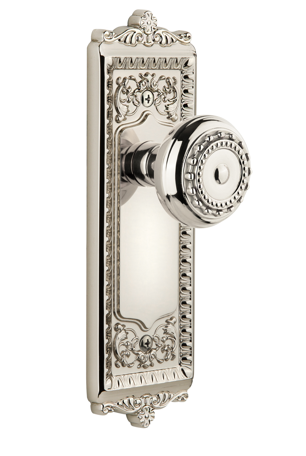 Grandeur Windsor Plate with Parthenon Knob