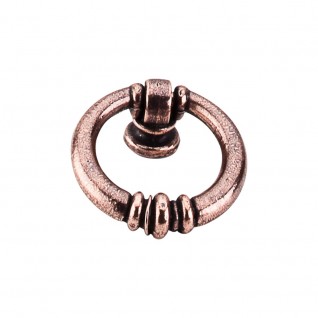 Top Knobs M220 Tuscany 1 1/2 Inch Newton Ring Pull Antique Copper