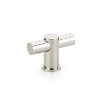 Schaub Fonce 2 inch Diameter T-Knob in Polished Nickel